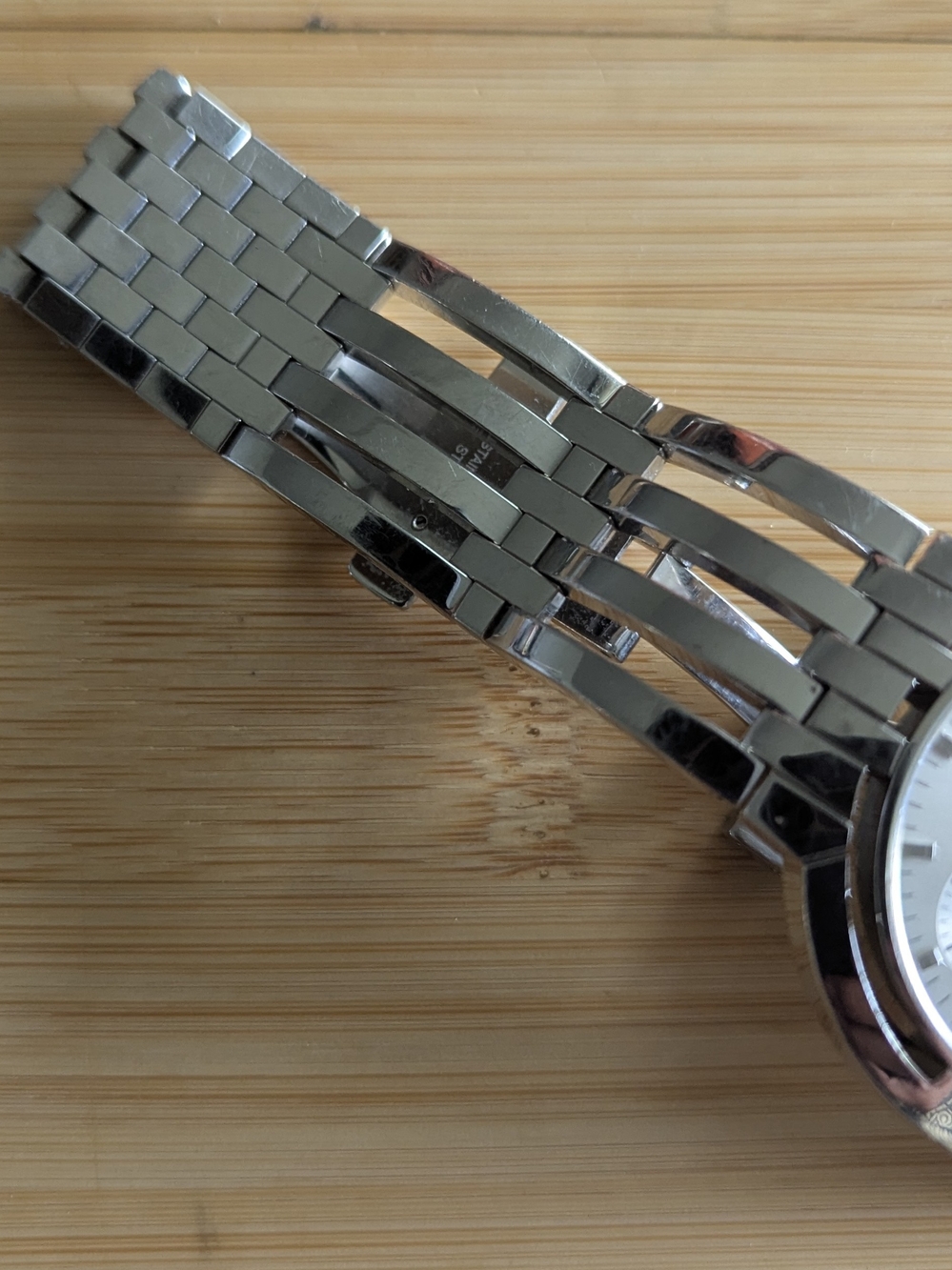 Movado Men's Silver Chronograph Bracelet Watch - Picture 6 of 16